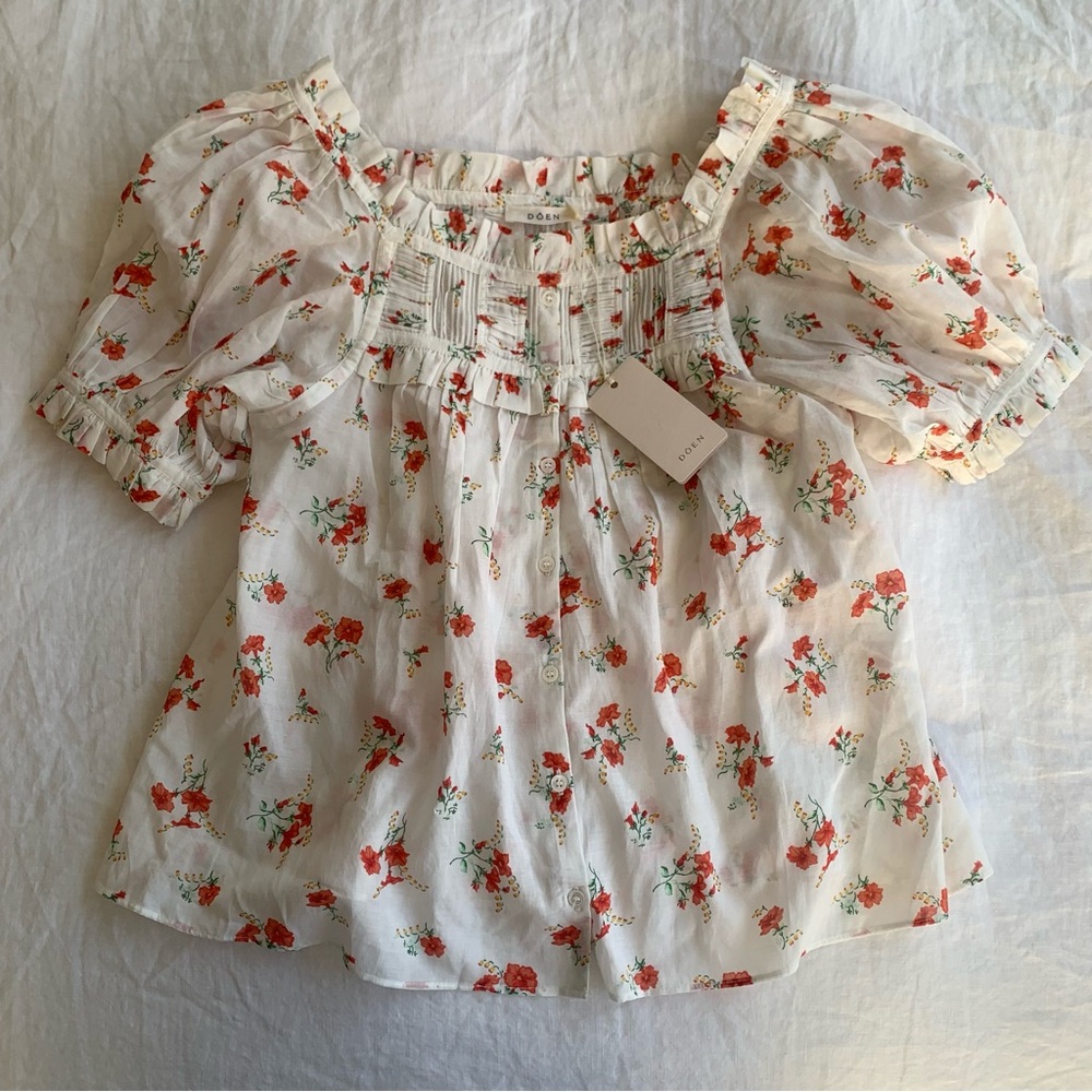 NWT Doen Farley Top in Sweet Abelia